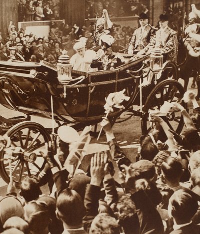Acclamazioni del Giubileo per il Re e la Regina, 1935 da English Photographer